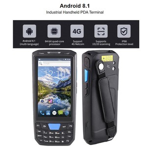 <span class=keywords><strong>PDA</strong></span> Android 8,1 OS con N6603 2D escáner de código de barras IP66 Terminal de datos portátil inalámbrico - Product Image 3