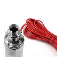 Pompe à Eau Solaire Submersible pour Puits Profond à Haute Pression en Acier Inoxydable 48/60V CC à Balais, Logo Personnalisé, 1 CV, Vente en Gros