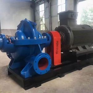 Bomba de Centro de Alta Capacidad de 110KW, Horizontal, de Doble Succión, para Tratamiento de Aguas Residuales Industriales y de Presas, Bombas Duraderas - Product Image 6