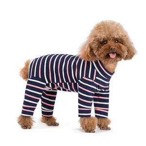 Nueva Ropa de Diseño para Perros, Venta Caliente, Trajes de Perro a Rayas de Moda, Pijamas para Perros de Cuatro Patas, Trajes de Recuperación Quirúrgica para Perros Machos y Hembras - Product Image 3