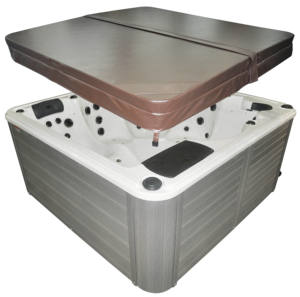 Kaliteli yüzmek Spa havuz kapağı açık whirlpool gri yuvarlak 2 kişi sıcak küvet yüzmek Spa kapak için açık - Product Image 3