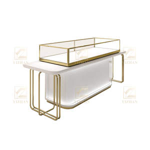 Cửa hàng thương mại thiết kế cổ điển rõ ràng kính hiển thị tủ với đèn LED sản xuất tại Trung Quốc Giới thiệu sản phẩm - Product Image 4