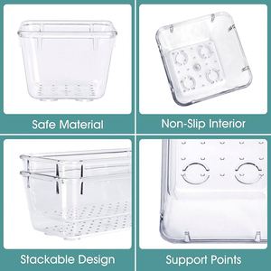 New PP <b>Plastic</b> Transparent Minimalist Multifunction <b>Drawer</b> Organizer Desk <b>Storage</b> Bins for Makeup Jewelry Office Room Use - Product Image 3