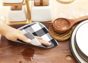 Custom Patterns <b>Personalised</b> Designs Multi Size Multifunctional Waffle 100% Cotton Kitchen Cleaning Dish Cloth <b>Tea</b> <b>Towel</b> - Product Image 3