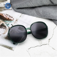 Lunettes de soleil de pêche rondes de grande taille à la mode pour femmes Lunettes de pêche Lunettes de soleil classiques vintage UV400