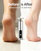2026 OEM ODM Ponceuse électrique pour pieds rechargeable par USB avec têtes de ponçage remplaçables, Éliminateur de callosités électrique
