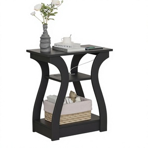 Table basse en bois moderne avec étagère de rangement pour le salon, modèle ATUNUS SPH, garantie 1 an - Product Image 3