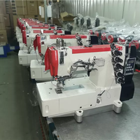 Machine à coudre à lit plat avec fil de couverture supérieure pour couture simple, prix d'usine WD-2500D-01CB