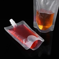 Sac d'Emballage Personnalisé de Chine pour Boissons Liquides, Jus de Fruits, avec Bec Verseur, Réutilisable, Doypack, en Plastique, Vente en Gros