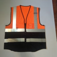 Chaleco de Seguridad Reflectante Rojo con Certificaciones, Chaleco de Advertencia de Alta Visibilidad para Carreteras en Europa y América