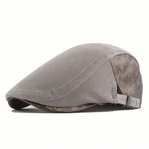 Wholesale <b>Summer</b> Outdoor Trucker Beret Sun Hat Breathable Mesh Fabric Sports <b>Cap</b> for Men for Casual Party Beach Wear - Product Image 5
