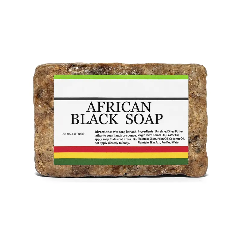 מותג פרטי טרי וברור עור אפריקאי שחור סבון