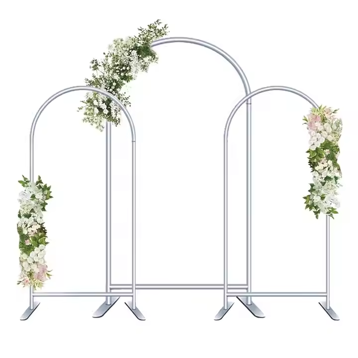 Elegant Balloons Decorations Backdrop of Wedding