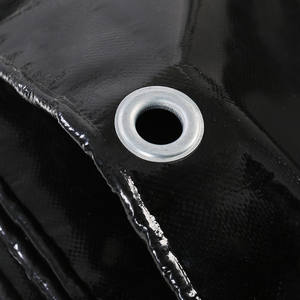Bâche noire <span class=keywords><strong>pour</strong></span> couverture de toit, maisons mobiles et protection des objets - Product Image 2