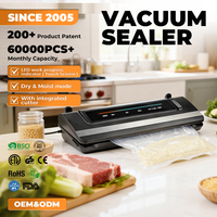 Machine de mise sous vide automatique à écran tactile pour la conservation des aliments secs et humides, appareil de cuisine électrique pour usage domestique et commercial