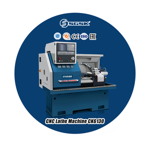 Centro de fabricación de torno <span class=keywords><strong>CNC</strong></span> de alta calidad, servicio de mecanizado, máquina de torno CK6130 con torreta eléctrica - Product Image 1
