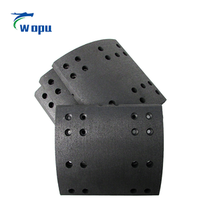 3502407Q805 WVA19631 Plaquettes <span class=keywords><strong>de</strong></span> <span class=keywords><strong>frein</strong></span> <span class=keywords><strong>arrière</strong></span> à <span class=keywords><strong>tambour</strong></span> type B 16 trous pour FAW New Aowei J6P JH6 457 485 - Product Image 1