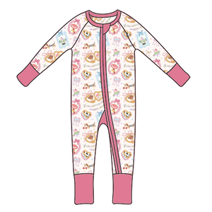 Piyama serat bambu anak-anak, baju monyet bayi bambu lembut dan nyaman bercetak gaya - Product Image 6