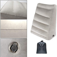 Oreiller de coin gonflable en velours pour le repos dorsal oreiller de coin gonflable pour le dossier oreiller de coin pour la rééducation du genou