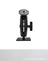 Support de fixation robuste pour caméra d'action, tablette industrielle, voiture, tablette, ordinateur portable, compatible avec rotule de 1,5 pouce, tige de connexion de 15 cm