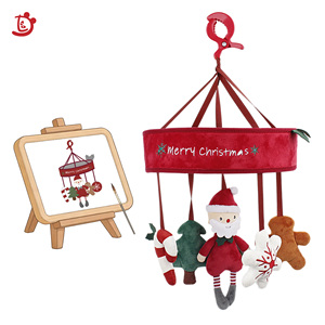 Jouets musicaux pour berceau personnalisés, clochettes rotatives pour berceau, design <span class=keywords><strong>de</strong></span> style <span class=keywords><strong>Noël</strong></span>, jouets clochettes berceuses pour bébé - Product Image 3