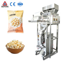 Machine d'emballage verticale entièrement automatique à double tête pour granulés de snacks, avec remplissage d'azote