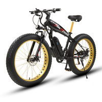 Sepeda Listrik Murah CE Ebike Ban Besar Fat Bike 1000w 48v E-Bike Aluminium Alloy Sepeda Gunung Listrik 26 Inch Beach Cruiser Fatbike