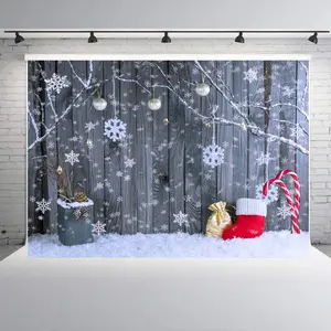 ホット販売メリークリスマススタイル写真撮影背景ボード素晴らしい写真撮影の背景スタジオ