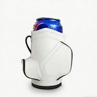 Mini glacière de golf portable ultra-légère avec logo personnalisé, porte-boissons isotherme et organisateur de bureau