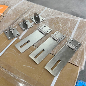 Nhiệm Vụ Nặng Nề Dày Kim Loại Tùy Chỉnh Fabrictaion Hàn Phần Cứng Ổ Khóa Thép Không Gỉ 304/201 Hasp Và Staple - Product Image 2