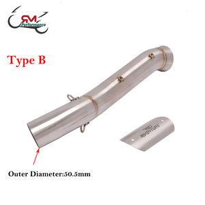 Silencieux d'échappement sans lacet pour moto <span class=keywords><strong>KTM</strong></span> <span class=keywords><strong>790</strong></span> ADV <span class=keywords><strong>DUKE</strong></span> <span class=keywords><strong>790</strong></span> Adventure <span class=keywords><strong>R</strong></span> <span class=keywords><strong>2020</strong></span> 2021, avec housse de protection, tuyau de liaison intermédiaire 51mm - Product Image 3