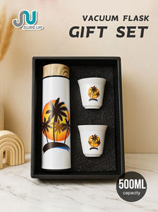 Termo de Acero Inoxidable de Lujo de 0.5L, Gran Venta en el Medio Oriente, Juego de Regalo con Aislamiento Térmico de 24 Horas y Empaque Personalizado - Product Image 2