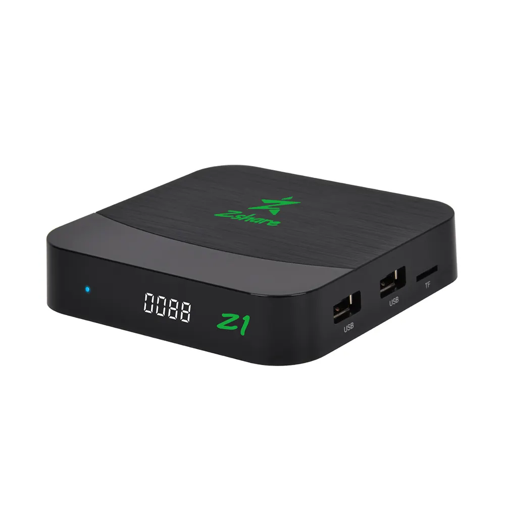 Zshare Z1 Amlogic 2.4G 와이파이 H.265 4K HD 안드로이드 11 디지털 TV 박스 IPTV 브라질을위한 셋톱 박스