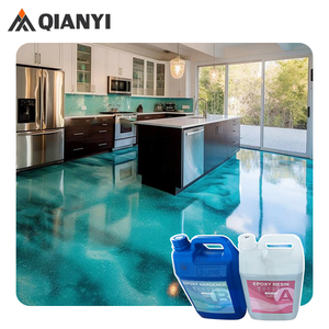 Sàn nhựa đá cẩm thạch dân cư với lớp phủ <span class=keywords><strong>epoxy</strong></span> keo cao cấp kim loại để sử dụng nội thất - Product Image 2