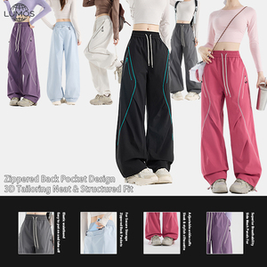 <span class=keywords><strong>Pantalones</strong></span> de Paracaídas Americanos con Logotipo Personalizado para Hombre y Mujer, Impermeables, Resistentes al Viento, con Bolsillos Laterales con Cremallera, <span class=keywords><strong>Pantalones</strong></span> Softshell - Product Image 1