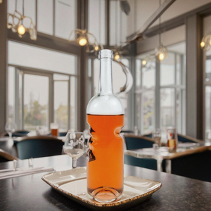 Botella de Vidrio para <span class=keywords><strong>Licor</strong></span> de 500, 700 y 750 ml, Acabado Mate Esmerilado, Color Negro, para Vodka, Ginebra, Aceite de Oliva y Licores, Disponible en Fábrica - Product Image 4