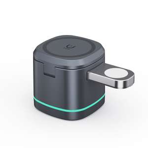 Estación de carga de teléfono 3 en 1 de 15W con cargador seguro inalámbrico rápido magnético Soporte 3 en 1 para teléfono 15/14/13/12 - Product Image 3