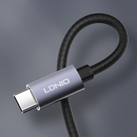 Base de Conexión LDNIO DS-34U Tipo-C 4 en 1, Adaptador HUB USB-C a USB3.0*1+USB2.0*3 para Mac Book, PC, HUB USB