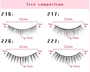 Daily Makeup Full Strip False Eyelashes 1 Or Pair Cooperate With Glue Natural Makeup Cooperate With Glue Wispy False Eyelash