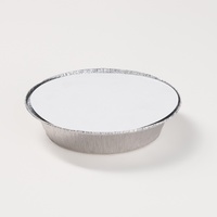 Barquettes jetables rondes de 7 pouces, 630 ml, pour pizza, plats à emporter, barbecue extérieur, boîte à lunch avec couvercle