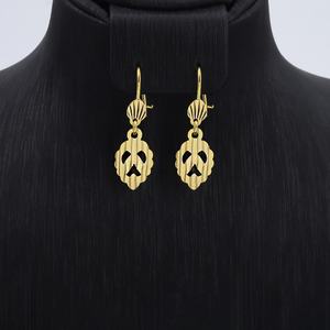 Pendientes Largos de Latón Chapados en Oro de Alta Calidad y Moda JXX, Pendientes Colgantes para Mujer - Product Image 4