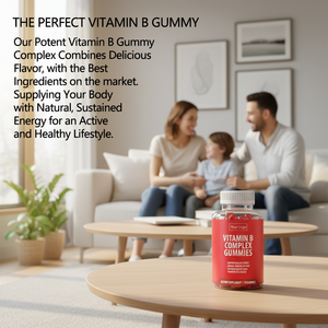 Gomitas de Vitaminas del <span class=keywords><strong>Complejo</strong></span> <span class=keywords><strong>B</strong></span> Sin Azúcar, Suplemento de Vitamina <span class=keywords><strong>B</strong></span>, B12, B7, B6, B3, B5, B8, B9 <span class=keywords><strong>para</strong></span> Mujeres Embarazadas, Aptas <span class=keywords><strong>para</strong></span> Veganos - Product Image 2