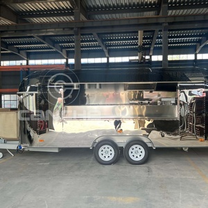 Personnalisé Plage Mobile Bar Café Food Truck Restaurant Food Remorque Four Friteuse Grill Bbq Hot Dog Pizza - Product Image 3