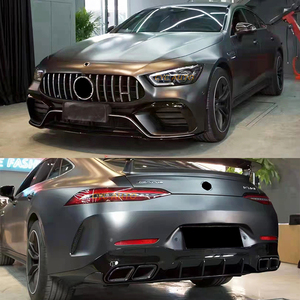 Ensemble complet de pare-chocs avant et arrière <span class=keywords><strong>AMG</strong></span> <span class=keywords><strong>GT</strong></span> Upgrade <span class=keywords><strong>63S</strong></span> bodykit pour Mercedes Benz <span class=keywords><strong>AMG</strong></span> Class 4 door 2018 2019 + - Product Image 4