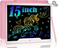 Bloc-notes électronique effaçable personnalisé pour enfants de 15 pouces, tablette à dessin LCD, bloc-notes numérique