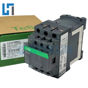 Nouveau contacteur AC Sch-neide TeSys Deca d'origine LC1D18BDC 3P 3NO 18A DC24V LC1D série contrôleur d'automatisation industrielle en Stock - Product Image 1