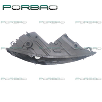 PORBAO pour SCIROCCO 14-16 : Boîtier de phare arrière en PP pour pièces automobiles, compatible HID Xénon, vente directe usine