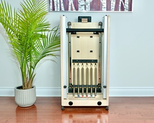 Phòng tập thể dục thiết bị tập thể dục nhà gấp gỗ di động thể hình Pilates máy cải cách Pilates cải cách có thể gập lại - Product Image 4