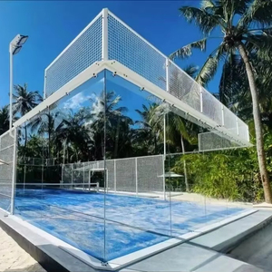 <span class=keywords><strong>2025</strong></span> mới siêu toàn cảnh padel Tòa Án mái chèo Nhà cung cấp thiết kế mới nhất padel sân tennis - Product Image 1