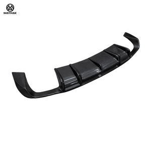 Diffusore Posteriore in Vera Fibra di Carbonio Stile RS per <span class=keywords><strong>Audi</strong></span> <span class=keywords><strong>A3</strong></span> Sline S3 8V Sedan <span class=keywords><strong>Sportback</strong></span> 2014-2016 - Product Image 4